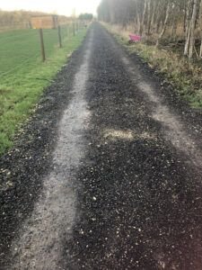 Mud free road track