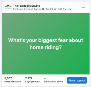 Falling off horse clinic